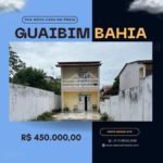Casa a 300m da Praia de Guaibim Valença BA: 3 Suítes e Lazer na Costa do Dendê